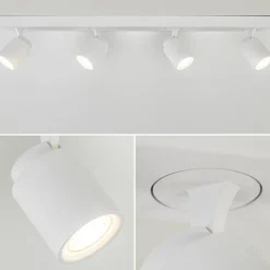 Straluma 4-Lichts plafondspot balk wit metaal><noscript><img width=