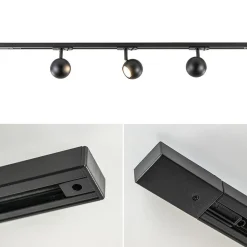 Straluma 3-Lichts railsysteem 1-fase met verstelbare ronde spots><noscript><img width=