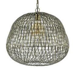 Straluma Light & Living hanglamp Alwina brons draad> Light and Living|Keukenverlichting