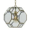 Straluma Light & Living hanglamp Lennox brons met helder glas> Light and Living|Keukenverlichting