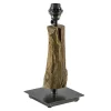 Straluma Light & Living lampvoet Siji metaal met hout> Tafellampen|Lampenvoeten