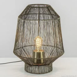 Straluma Light & Living tafellamp Vitora antiek brons> Draadlampen|Light and Living