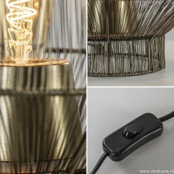 Straluma Light & Living tafellamp Vitora antiek brons><noscript><img width=