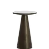 Straluma Light and Living bijzettafel Ynez bruin marmer 29x43 cm> Light and Living|Bijzettafels