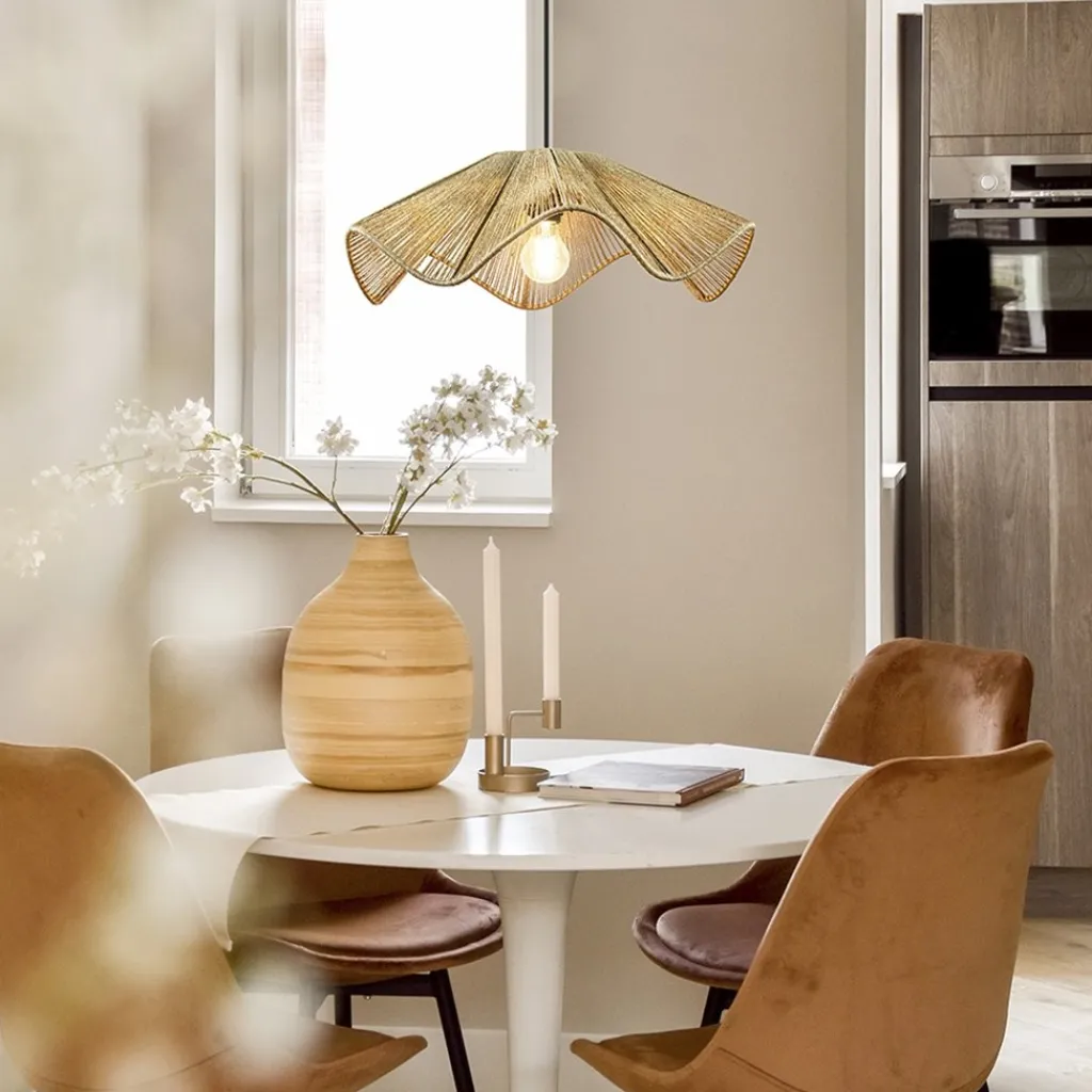 Straluma Light and Living hanglamp Fodara jute naturel> Hanglampen|Eettafellampen
