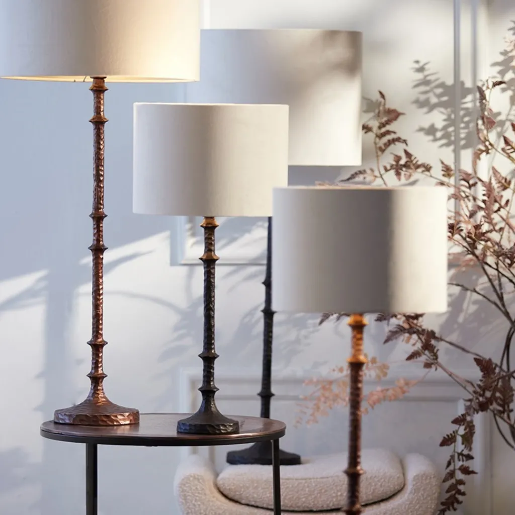 Straluma Light and Living lampvoet Sinhalese mat zwart> Tafellampen|Lampenvoeten