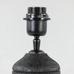 Straluma Light and Living lampvoet Paolo zwart hout excl. kap><noscript><img width=