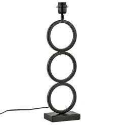 Straluma Light and Living Lampvoet Stelios mat zwart> Lampenvoeten|Light and Living