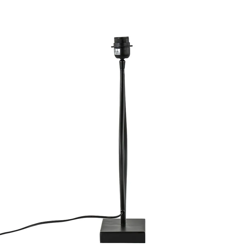 Straluma Light and Living lampvoet Okno mat zwart> Tafellampen|Lampenvoeten