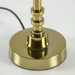 Straluma Light and Living lampvoet Kaliro glimmend goud> Tafellampen|Lampenvoeten