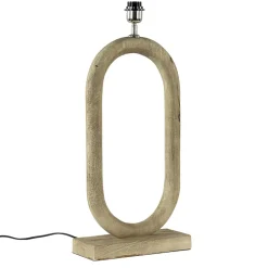 Straluma Light and Living lampvoet Paceco hout naturel> Lampenvoeten|Light and Living