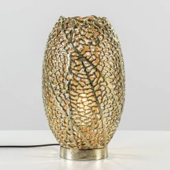 Straluma Light and Living tafellamp Sinula goud> Tafellampen|Light and Living