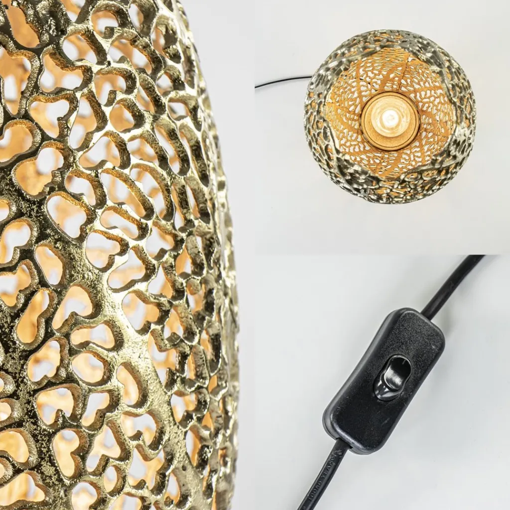 Straluma Light and Living tafellamp Sinula goud> Tafellampen|Light and Living