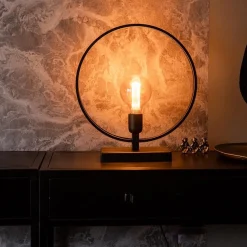 Straluma Light and Living tafellamp Rudra mat zwart><noscript><img width=