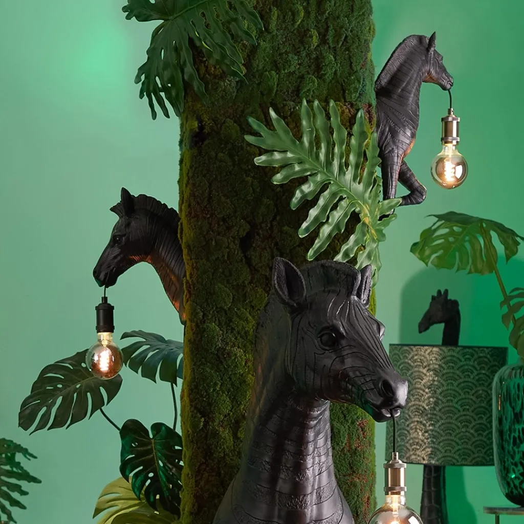 Straluma Light and Living wandlamp Zebra mat zwart> Wandlampen|Light and Living