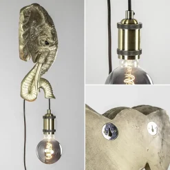 Straluma Light and Living wandlamp Elephant licht goud><noscript><img width=