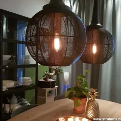 Straluma Light Living hanglamp Adrienne XL zwart><noscript><img width=