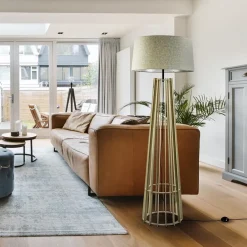 Straluma Luxe lampvoet naturel hout exclusief kap><noscript><img width=