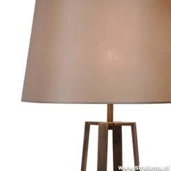 Straluma Luxe Staande lamp bruin met kap> Woonkamerlampen|Slaapkamerlampen