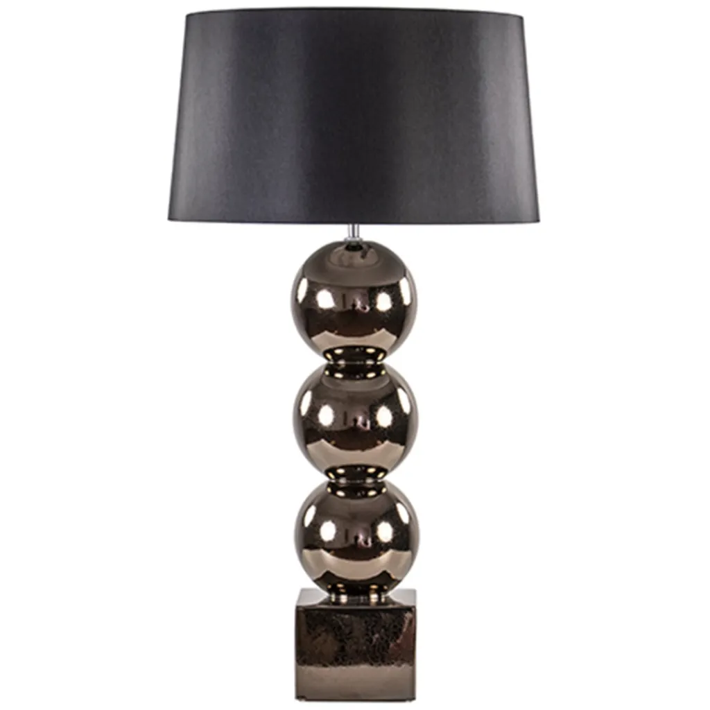 Straluma Luxe tafellamp bol brons exclusief kap> Schemerlampen|Slaapkamerlampen