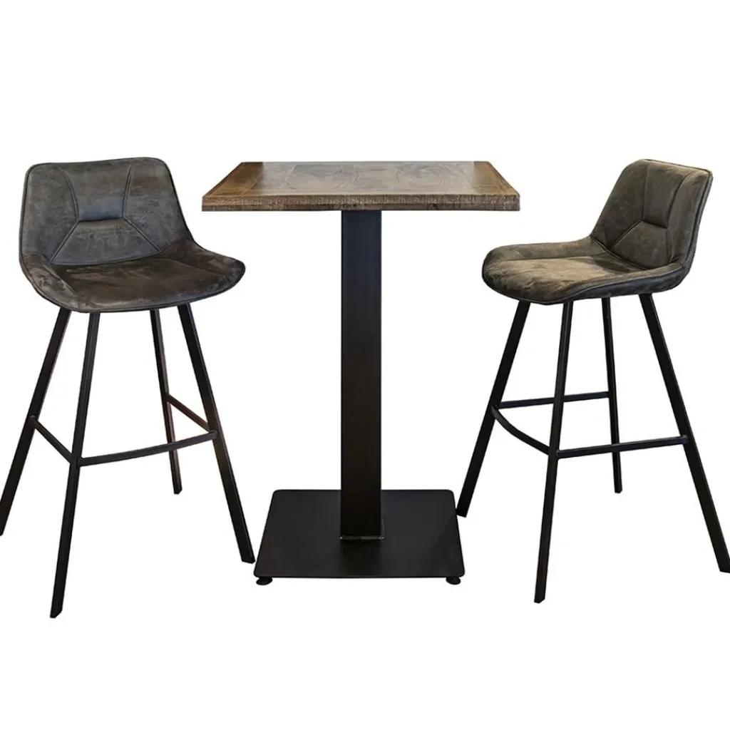 Straluma Mango houten bartafel vierkant 70x70 cm> Bartafels