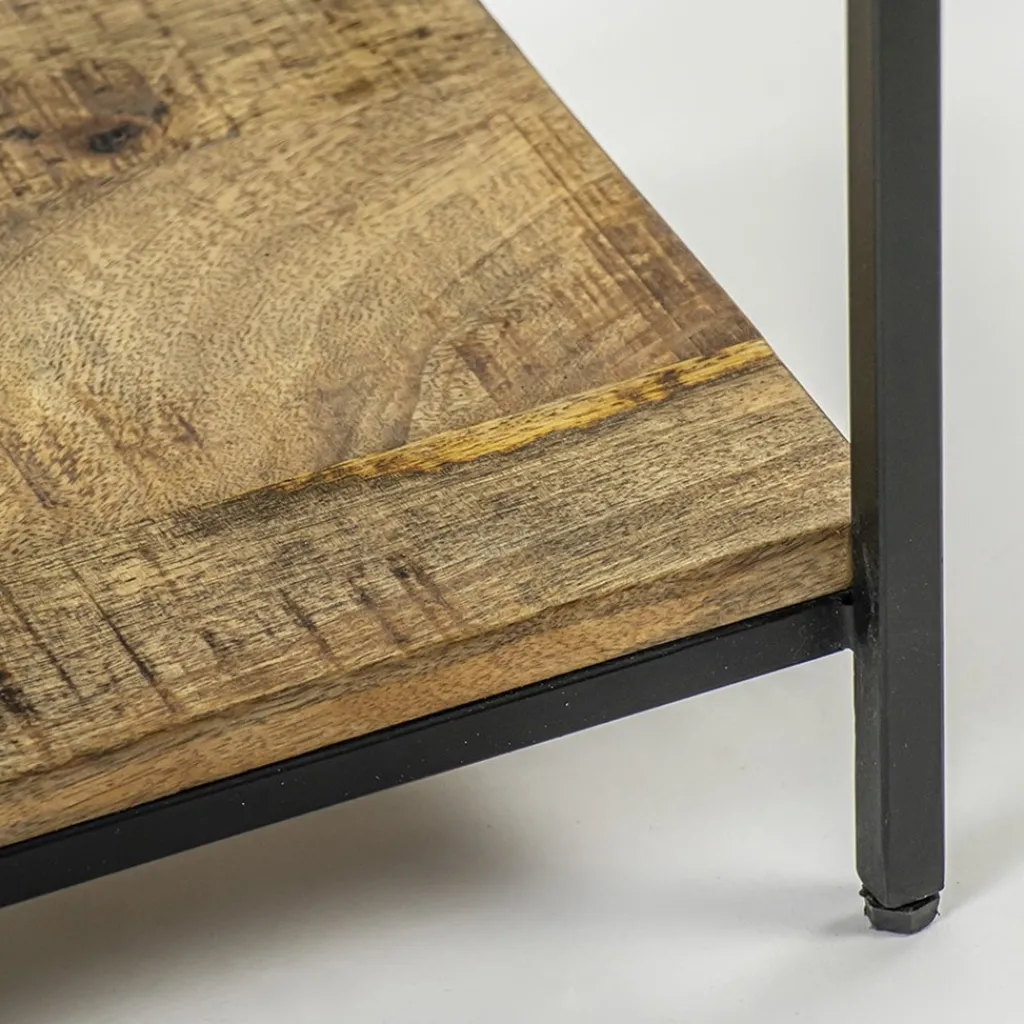 Straluma Mango houten kastje 30x30x80 cm> Bijzettafels