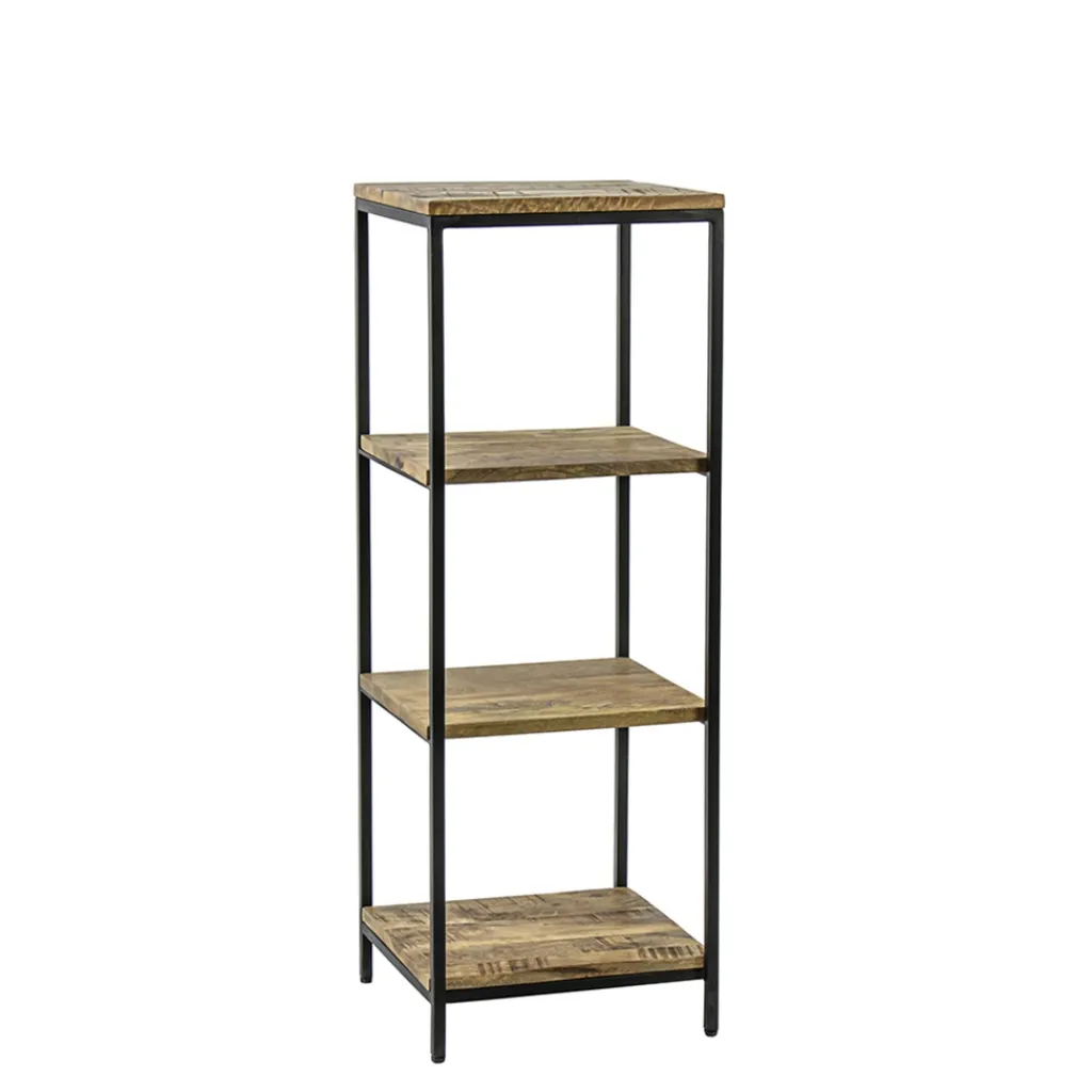 Straluma Mango houten kastje 35x35x100 cm> Bijzettafels