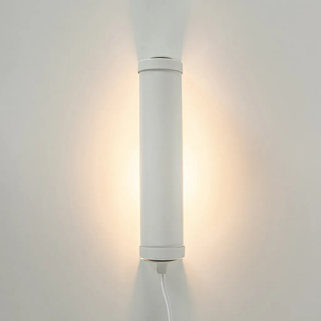 Straluma Mat witte wandlamp met snoer> Wandlampen|Scandinavische Verlichting