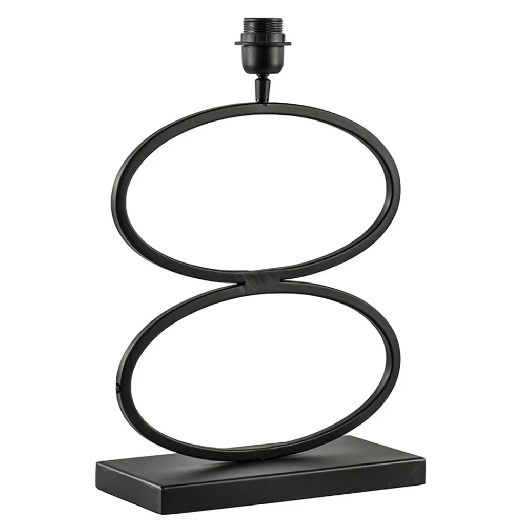 Straluma Mat zwarte lampvoet Stelius L&L> Lampenvoeten|Light and Living