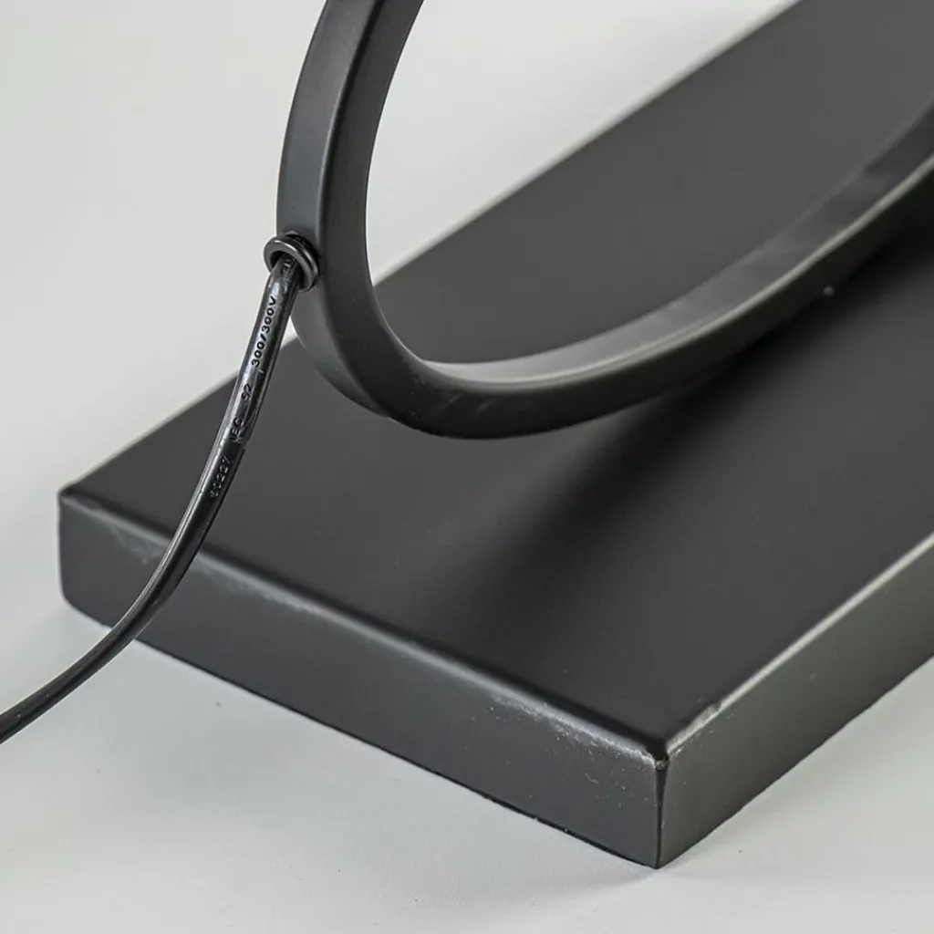 Straluma Mat zwarte lampvoet Stelius L&L> Lampenvoeten|Light and Living