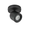Straluma Mat zwarte opbouwspot 1-lichts verstelbaar> Plafondlampen|Opbouwspots