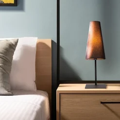 Straluma Mat zwarte tafellamp inclusief zwarte kap><noscript><img width=