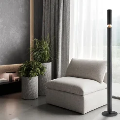 Straluma Mat zwarte vloerlamp up+down><noscript><img width=