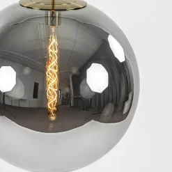 Straluma Medina hanglamp bol XL smoke glas met brons><noscript><img width=