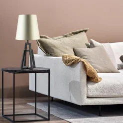 Straluma Metalen lampvoet mat zwart exclusief kap><noscript><img width=