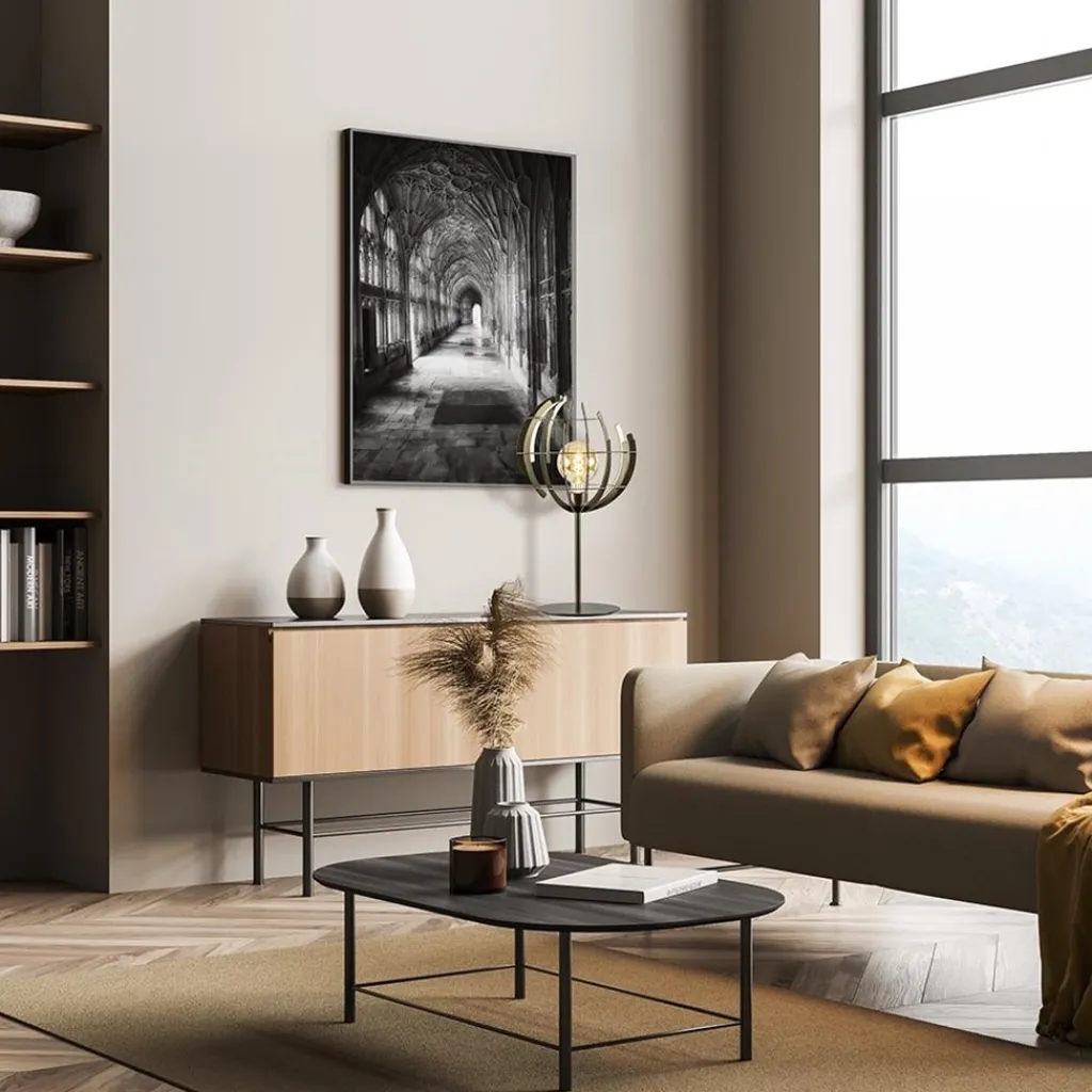 Straluma Metalen tafellamp Terra met oud messing afwerking> Tafellampen|Design Verlichting