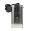 Straluma Modern klassieke wandlamp cilinder met smoke glas> Wandlampen|Klassieke Verlichting