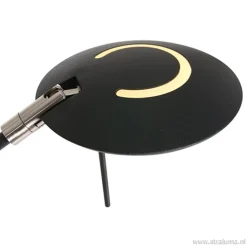 Straluma Moderne bureaulamp zwart met dimbaar LED><noscript><img width=
