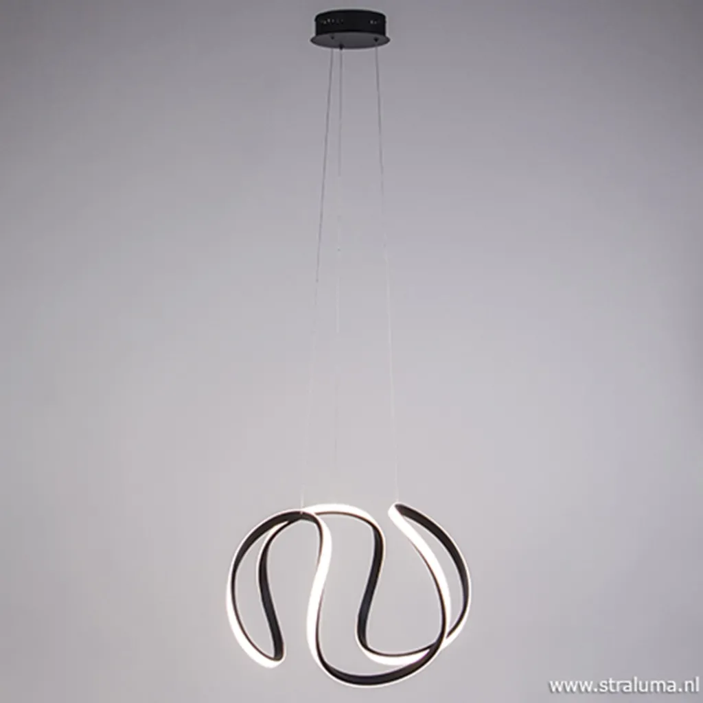 Straluma Moderne design hanglamp LED zwart> Hanglampen|Eettafellampen