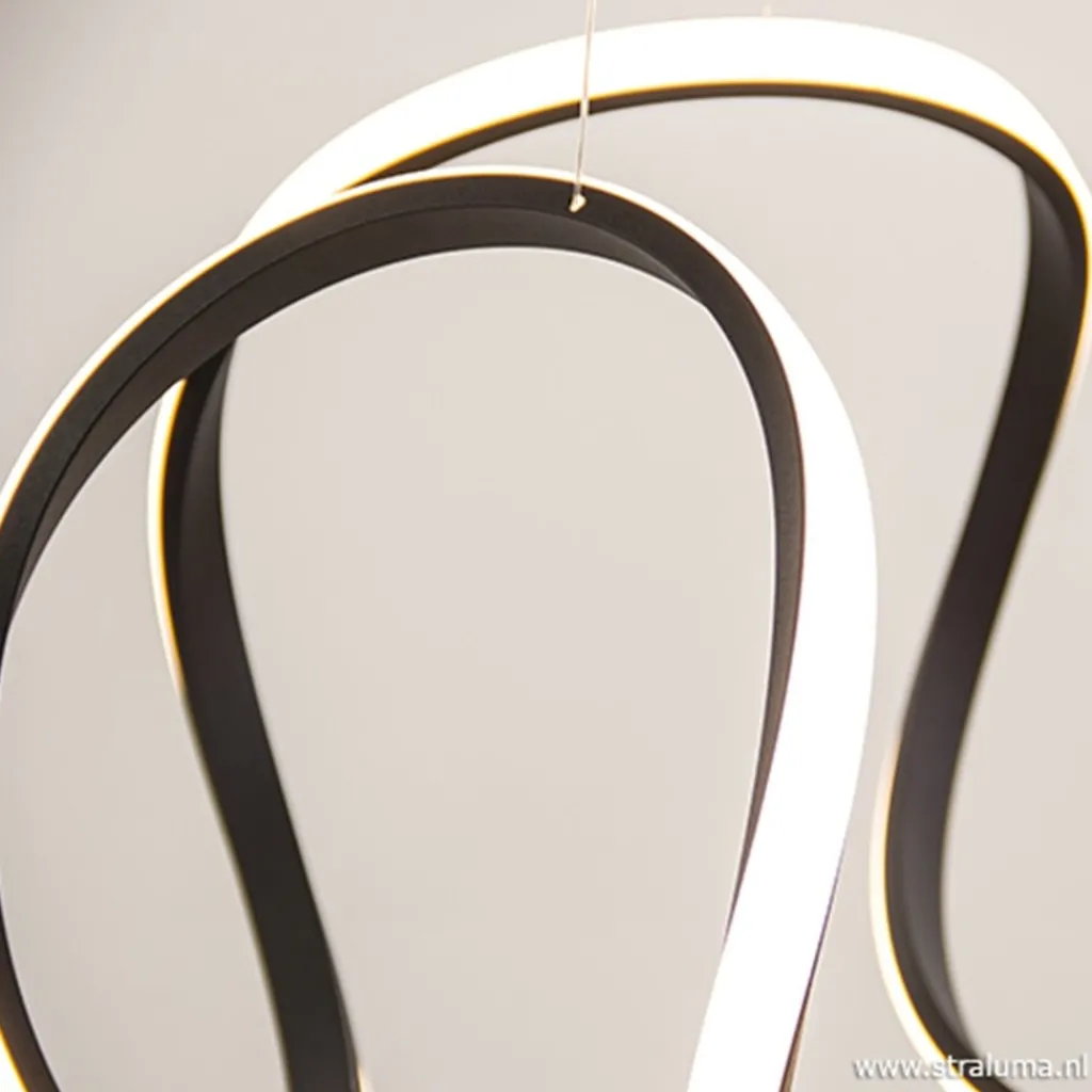 Straluma Moderne design hanglamp LED zwart> Hanglampen|Eettafellampen