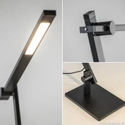 Straluma Moderne design tafel/bureaulamp inclusief dimbaar LED><noscript><img width=