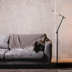 Straluma Moderne design vloer/leeslamp met dimbaar LED><noscript><img width=