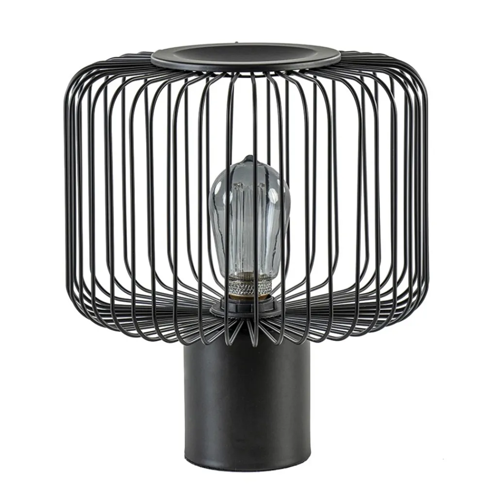 Straluma Moderne draad tafellamp mat zwart> Tafellampen|Draadlampen