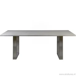 Straluma Moderne eettafel vergrijsd eiken 200x100> Eettafels