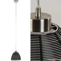 Straluma Moderne hanglamp zwart klein><noscript><img width=