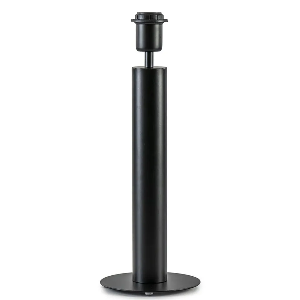 Straluma Moderne lampvoet cilinder mat zwart excl kap> Tafellampen|Lampenvoeten