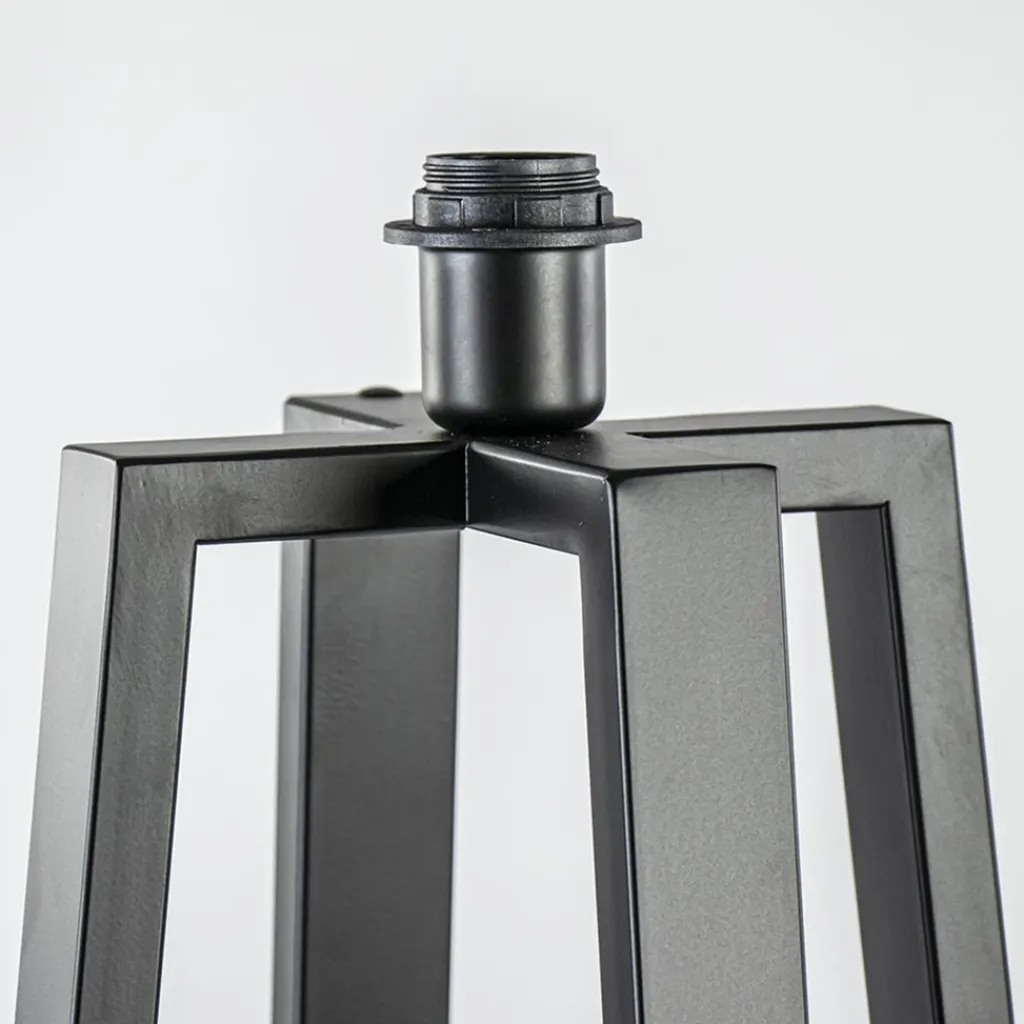 Straluma Moderne lampvoet mat zwart exclusief kap> Vloerlampen|Lampenvoeten