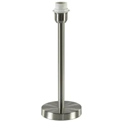 Straluma Moderne lampvoet Washington nikkel excl. kap> Tafellampen|Lampenvoeten