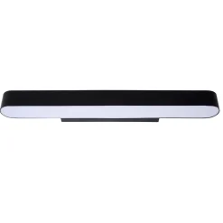 Straluma Moderne LED badkamer wandlamp zwart 60 cm> Wandlampen|LED Badkamerlampen
