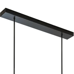Straluma Moderne LED design hanglamp balk 200 cm zwart><noscript><img width=